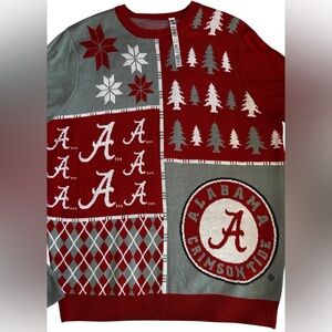NWOT Men’s Forever Collectibles Alabama CrimsonTide Sweater SZ XL